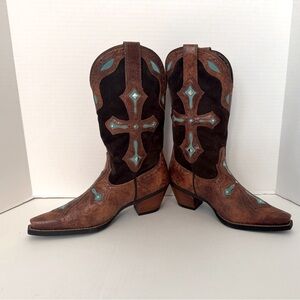 Ariat suede and leather boots